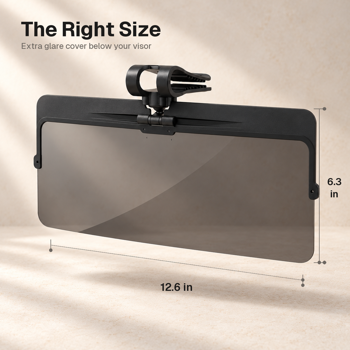 Universal Anti-Glare Polarized Sun Visor Extender