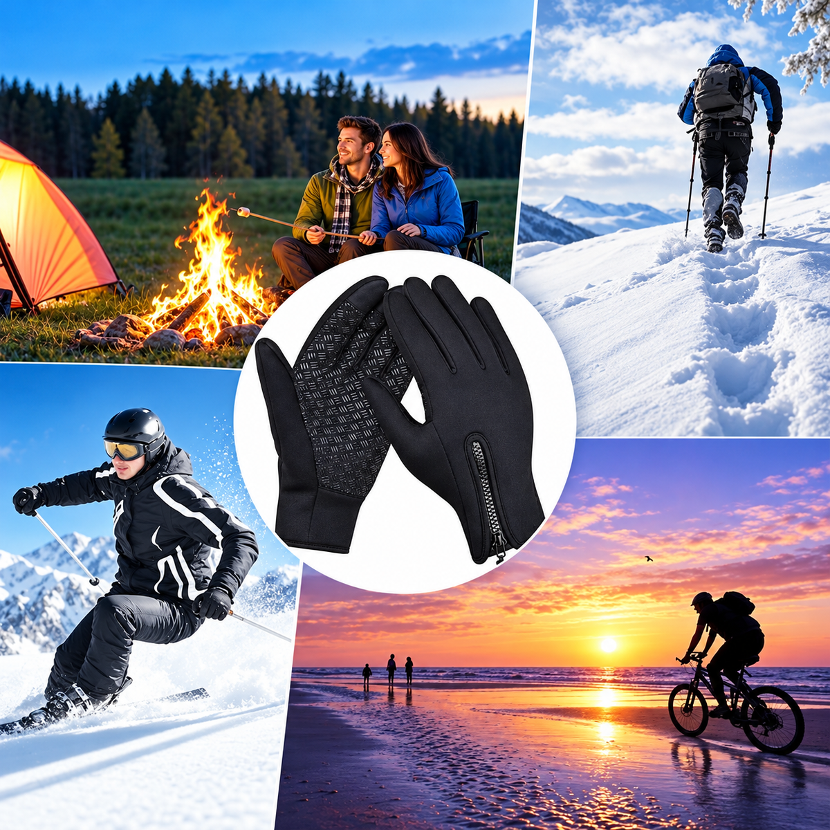 Thermal Touchscreen Winter Gloves