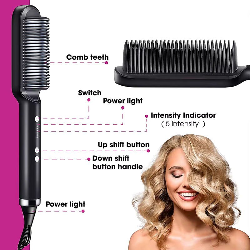 Electric Hair Straightener Comb
