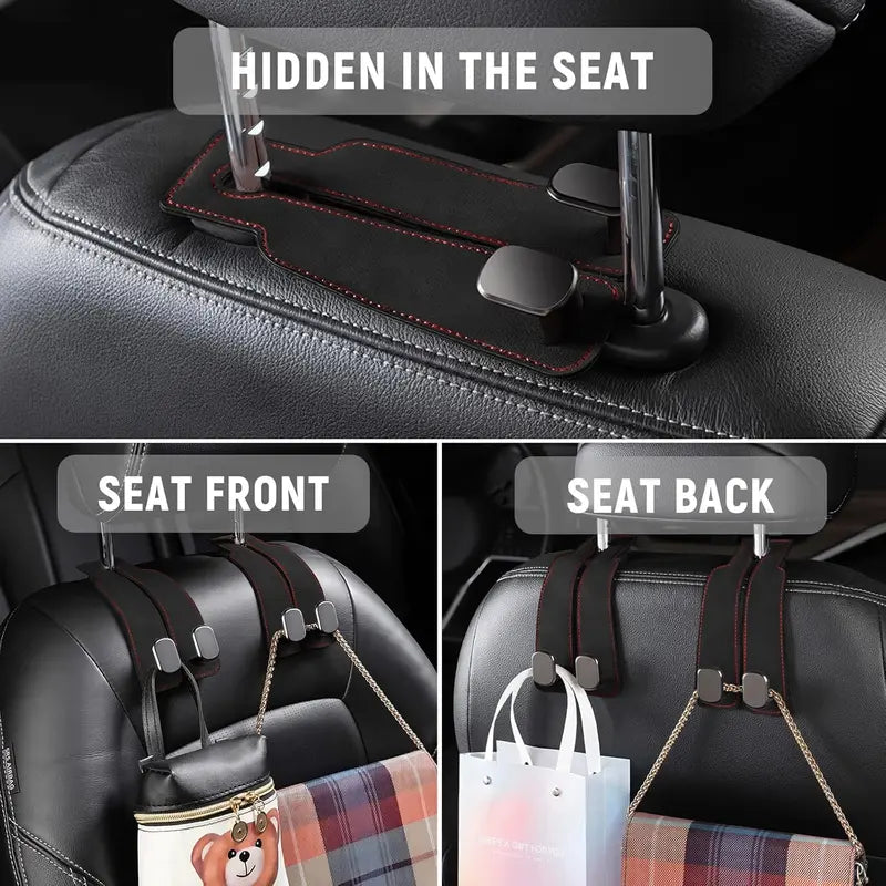 Car Seat Headrest Storage Hooks