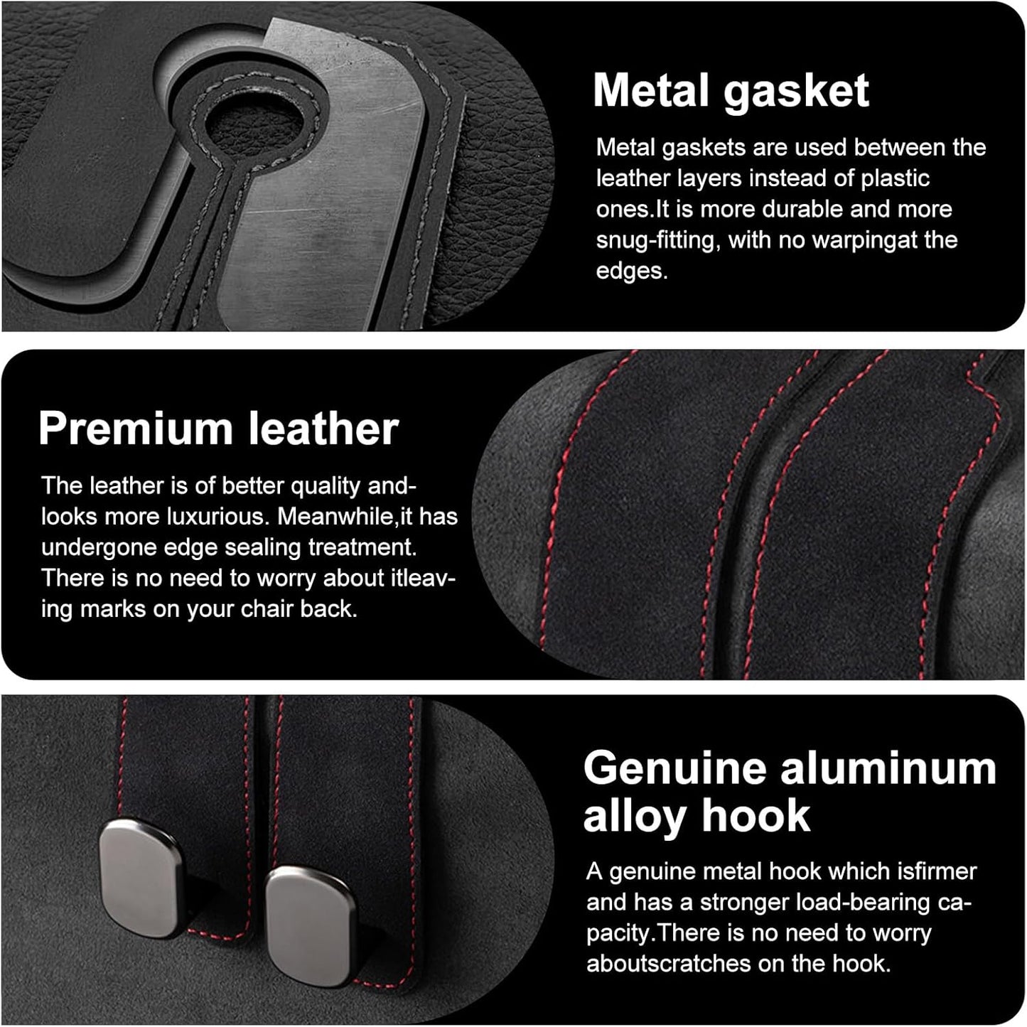Car Seat Headrest Storage Hooks