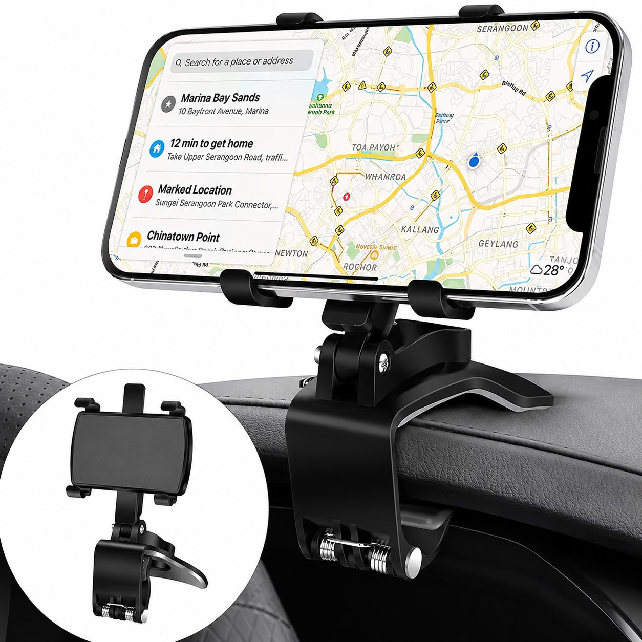 360° Dashboard Car Phone Holder