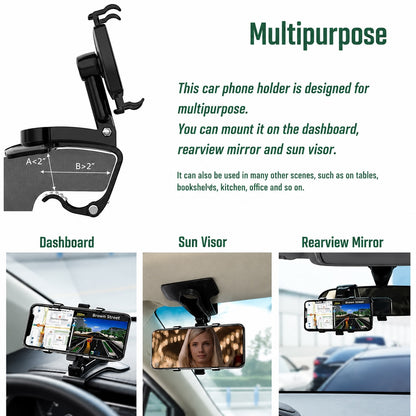 360° Dashboard Car Phone Holder