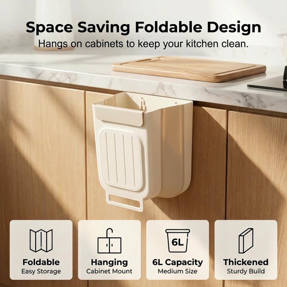 Foldable Hanging Trash Bin