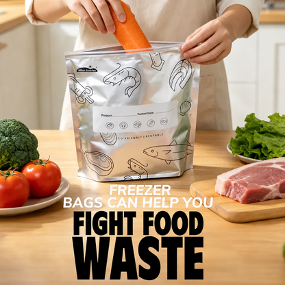 Reusable Aluminum Foil Sealable Food Storage Bags