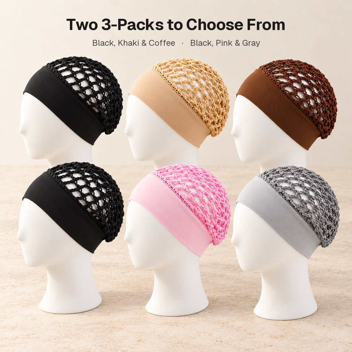 Dry Hair Cap Set (3 Pack)
