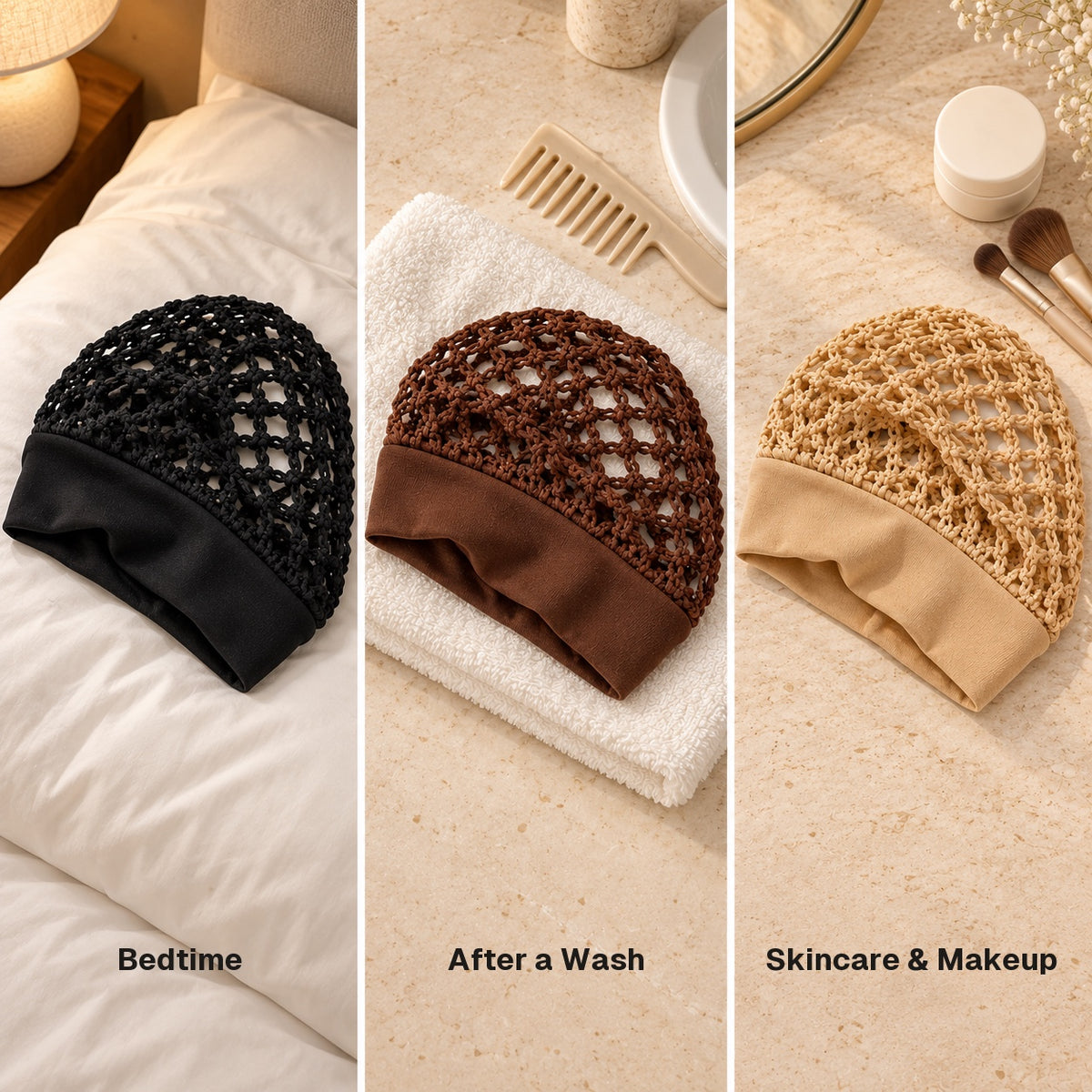 Dry Hair Cap Set (3 Pack)