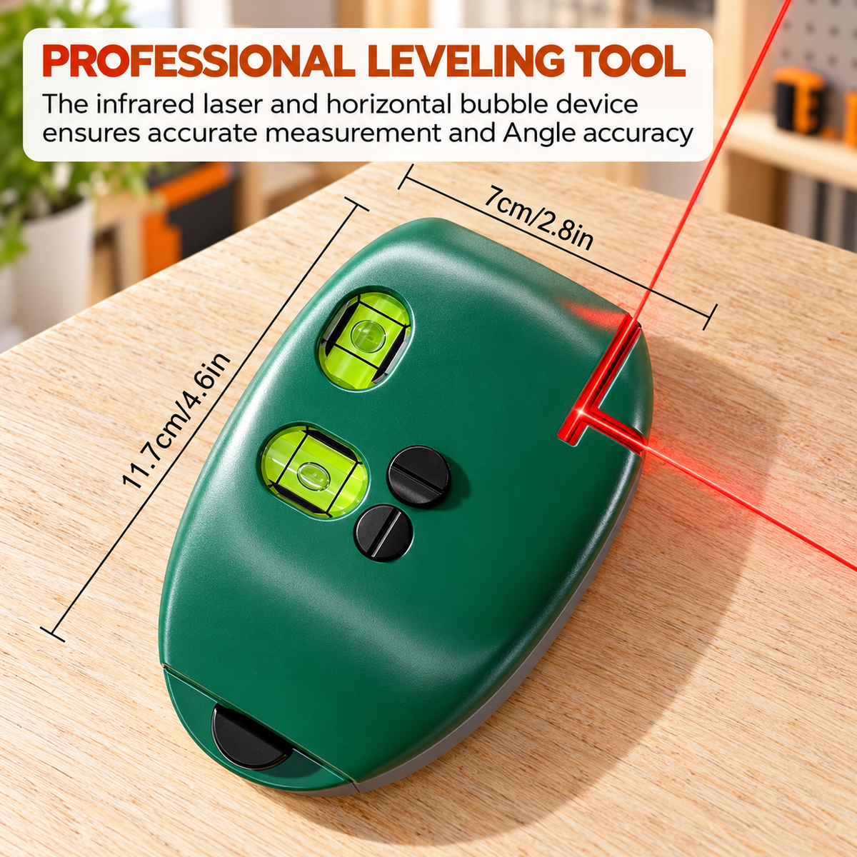 90° Precision Laser Level Tool.