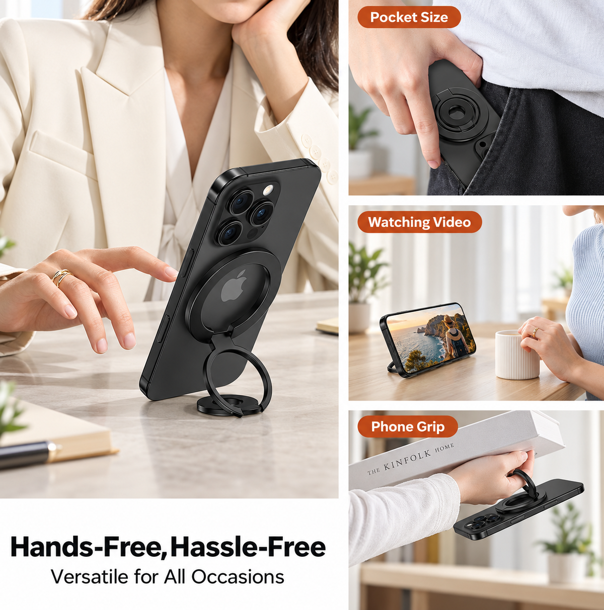 Dual Magnetic Mobile Phone Stand
