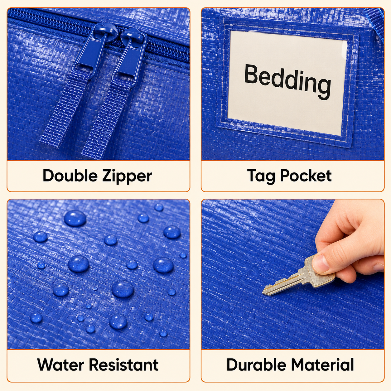 Heavy Duty XXL Moving Bag With Wrap-Around Handles
