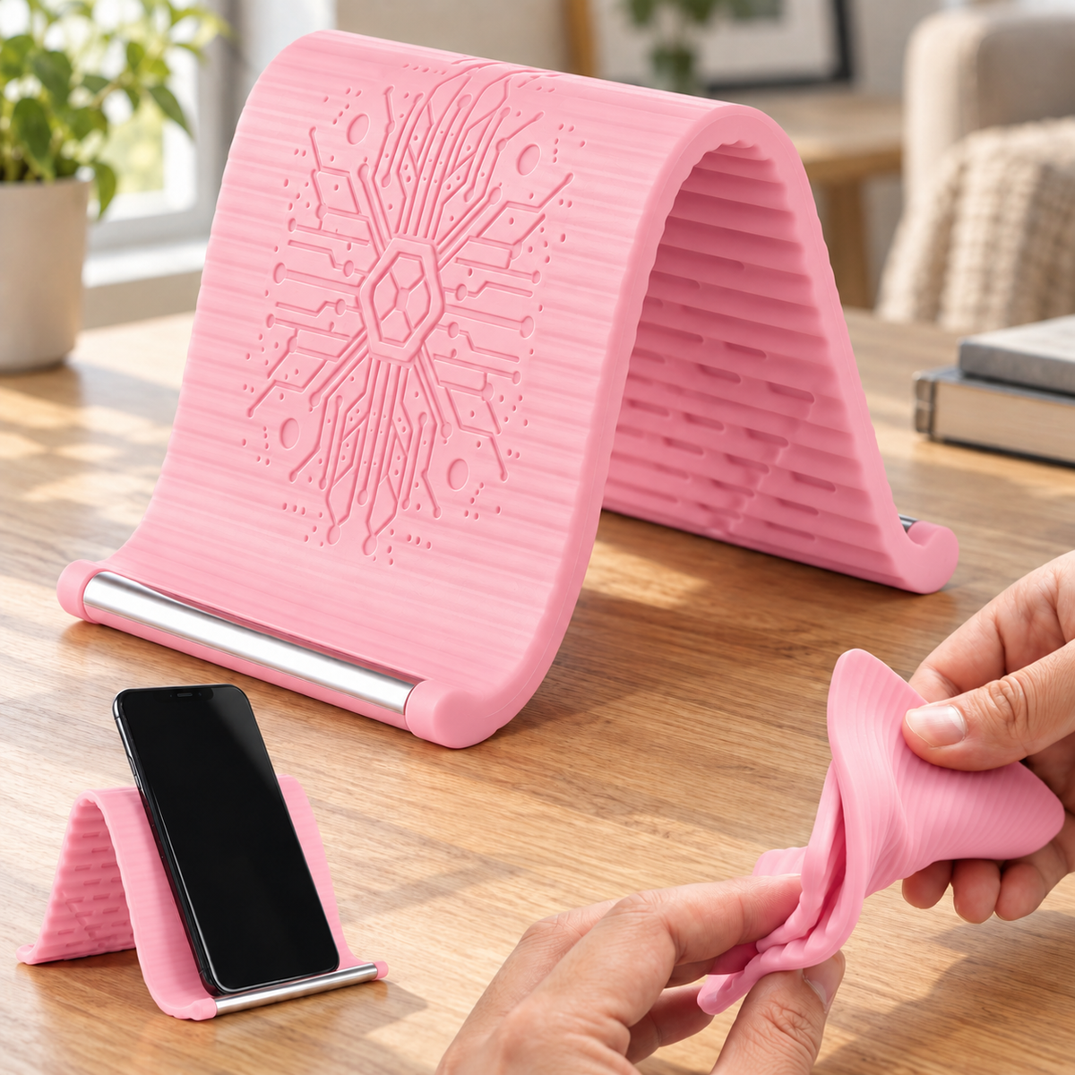 Flexible Silicone Phone & Tablet Stand