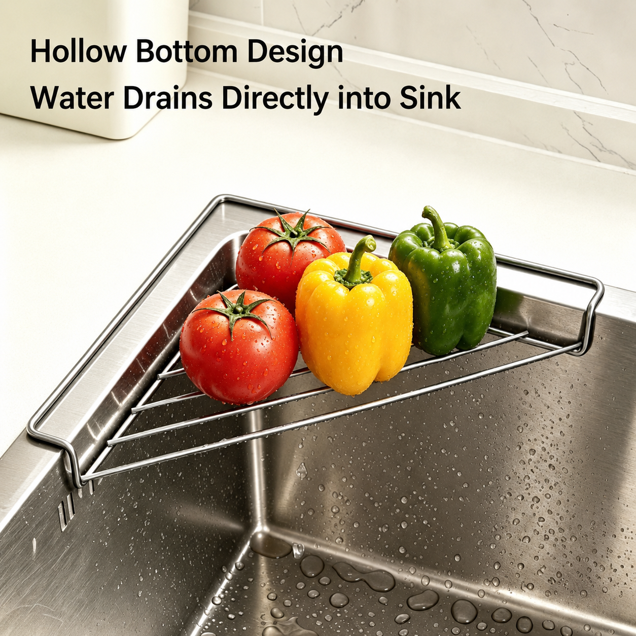 Corner Sink Shelf Drying Rack