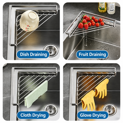 Corner Sink Shelf Drying Rack