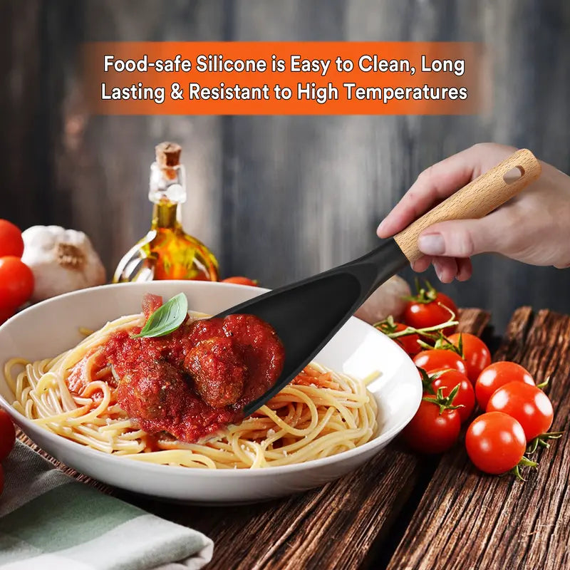 Premium Multi-Functional Silicone Cooking Spoon & Spatula