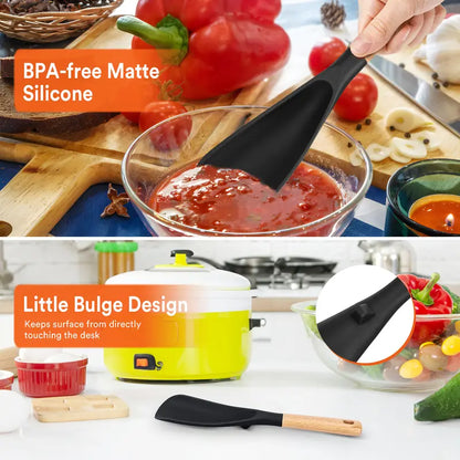 Premium Multi-Functional Silicone Cooking Spoon & Spatula