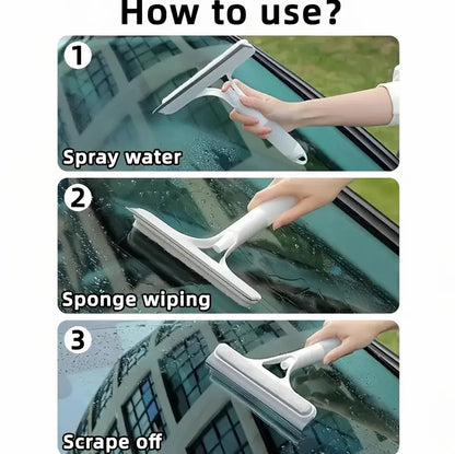 3-in-1 Squeegee & Scrubber with Spray VIP