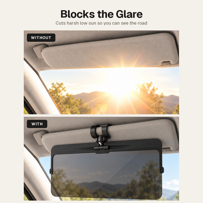 Universal Anti-Glare Polarized Sun Visor Extender