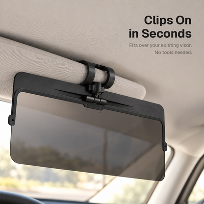 Universal Anti-Glare Polarized Sun Visor Extender
