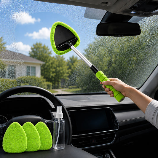 Extendable Windshield Cleaning Tool Kit