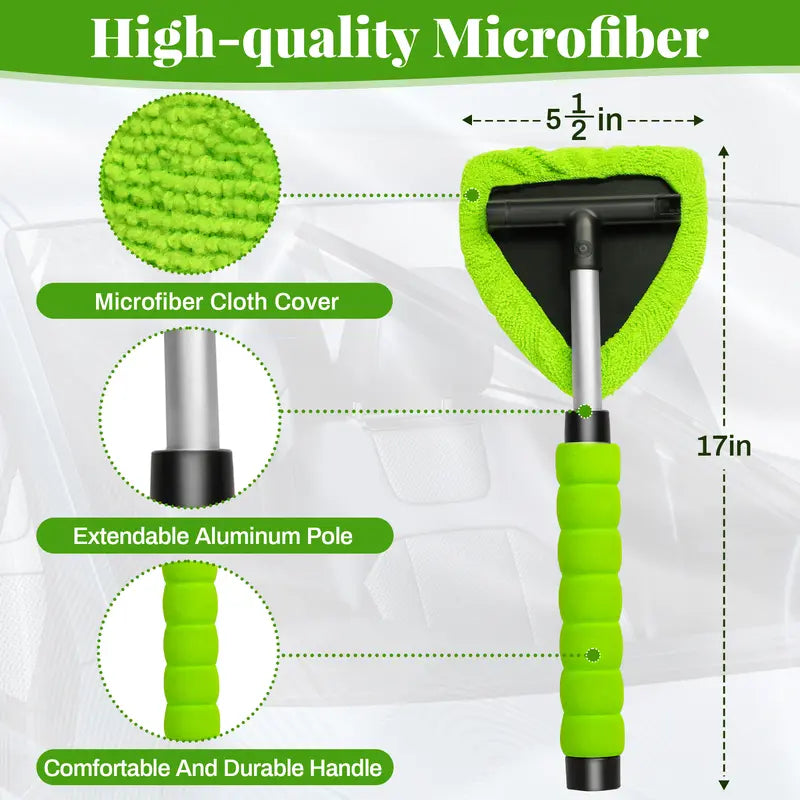 Extendable Windshield Cleaning Tool Kit
